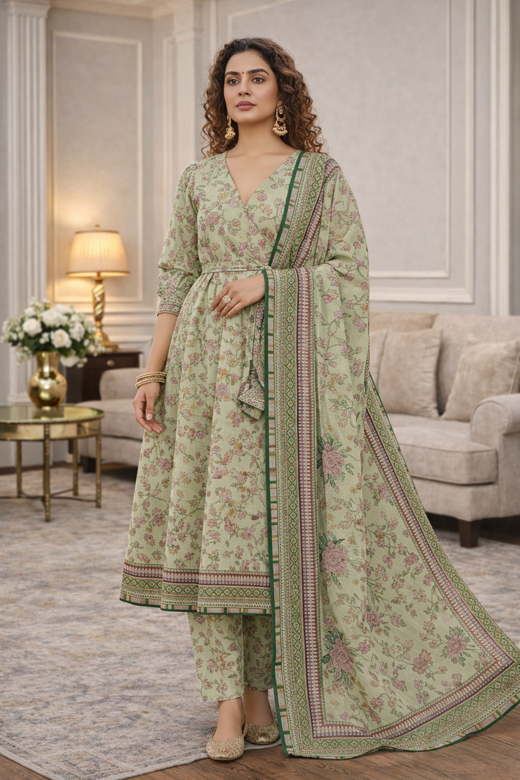 Swiss Lawn Unstitched 3 Piece Suit - A63