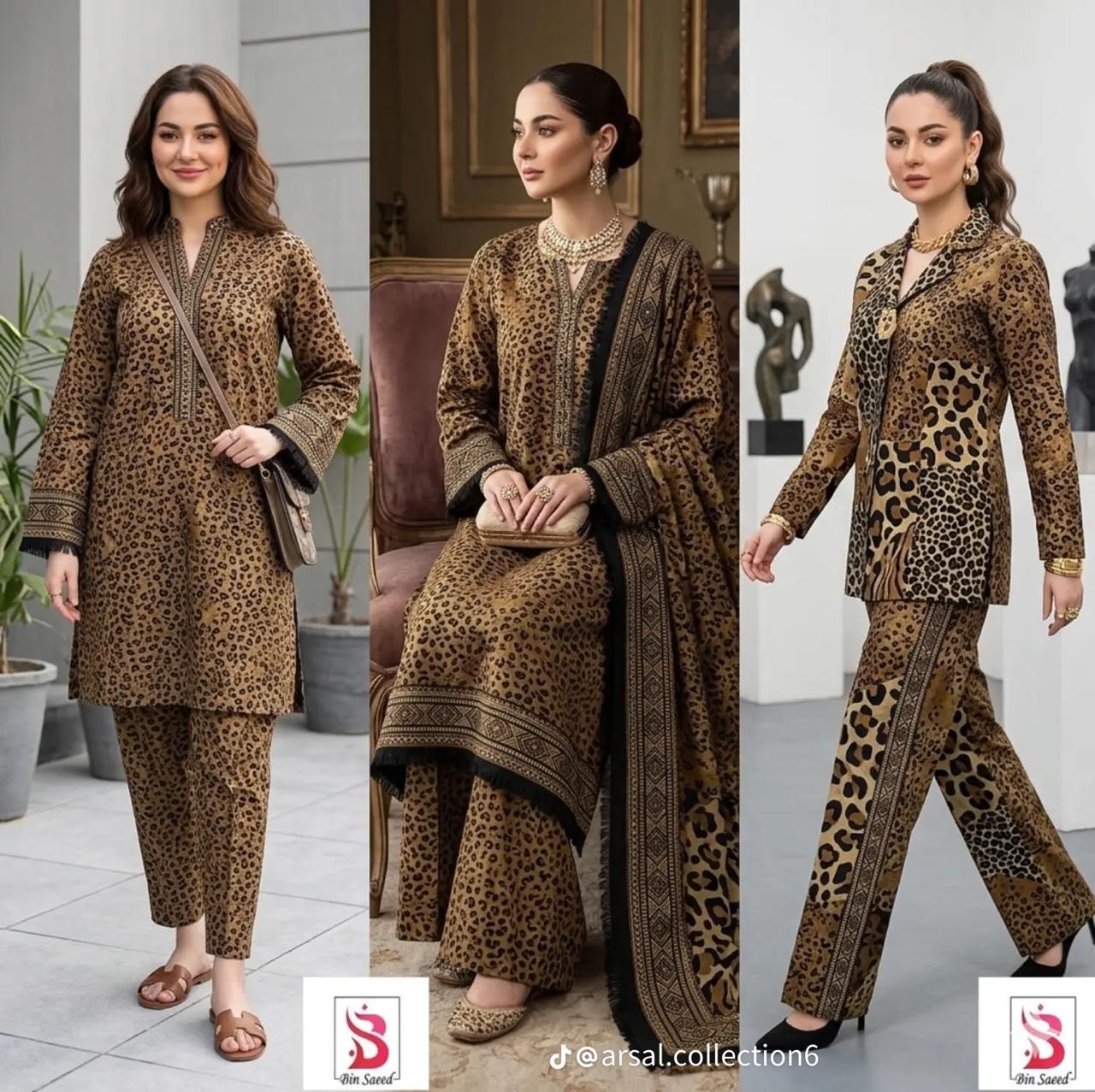 KP-07 Print Lawn 3-Piece Suit