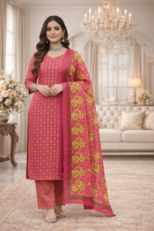 Swiss Lawn Unstitched 3 Piece Suit - A73
