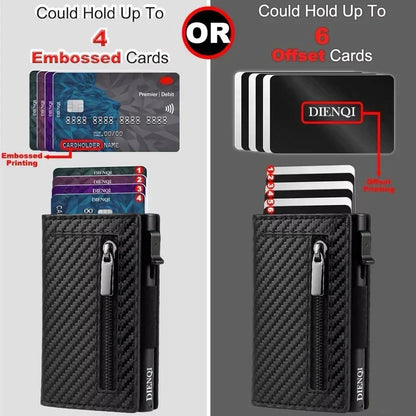Pop Up Minimalist Cardholder Leather Wallet