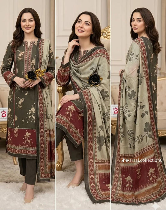 KP-26  Print Lawn 3-Piece Suit
